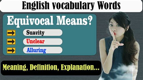 what does equivocal mean in lab results|Equivocal Definition & Meaning .